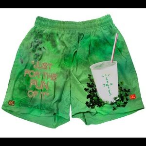 Travis Scott Cactus Jack Shamrock Shake Shorts